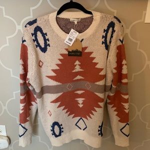 Never worn. New with tags. Aztec sweater